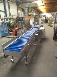 Norcam electric driven roller conveyor